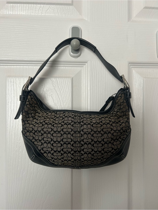 Coach Handbags - VINTAGE Y2K Coach Signature SoHo Mini Hobo Bag